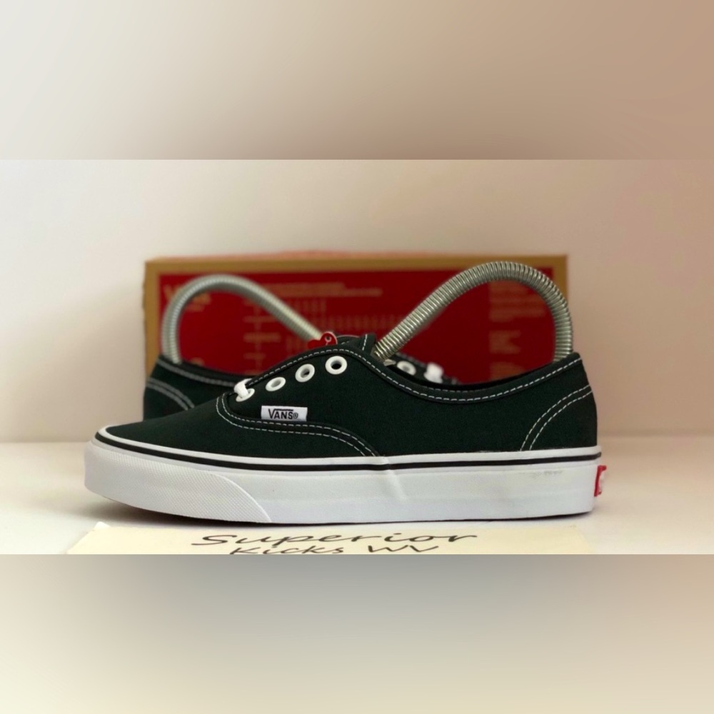 Vans - Authentic, scarab (very dark green) - new